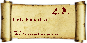Láda Magdolna névjegykártya